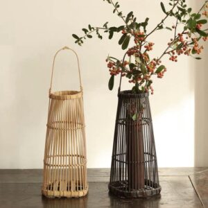 Vase japonais en bambou